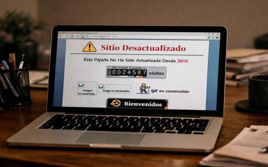 Qué pasa cuando un sitio web se abandona: riesgos reales y señales de alerta